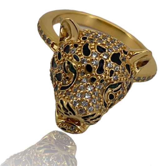 Limited Edition 18k Gold Cheetah Ring