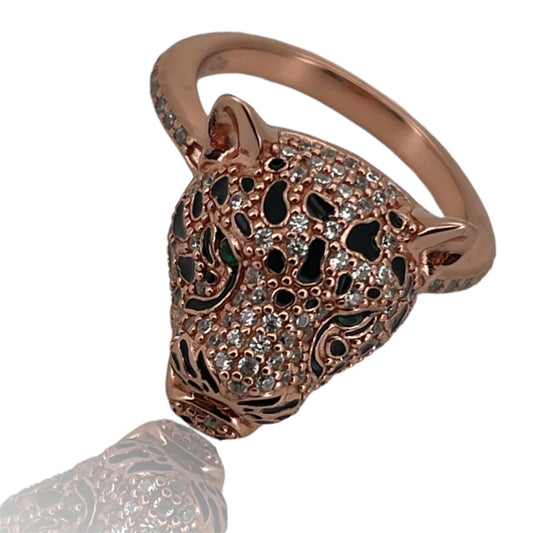 Limited Edition 18k Rose Gold Cheetah Ring