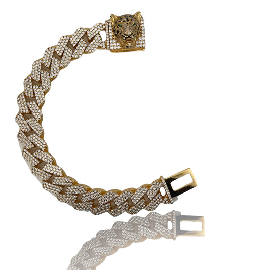 Limited Edition 18k Gold Cheetah Bracelet